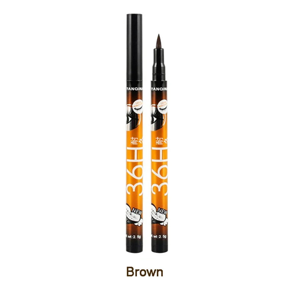 5 style of black liquid eyeliner shade brown make up eye liner pencil color eyeliner waterproof eyeliner eyes makeup stencil Qme brown