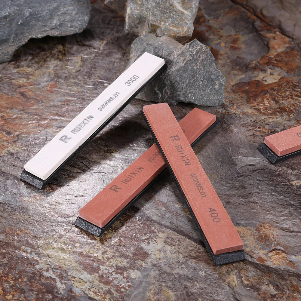 Sharpening Wet Stone Professional 6pcs Grindstone Sharpener Effective Knife Sharpening Stone Heat Resistant for Home Kitchen Qme