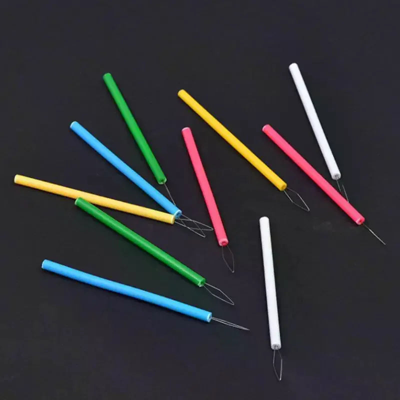 Leader Beader Threading Needle Sewing Tools Cylindrical Colorful Qme