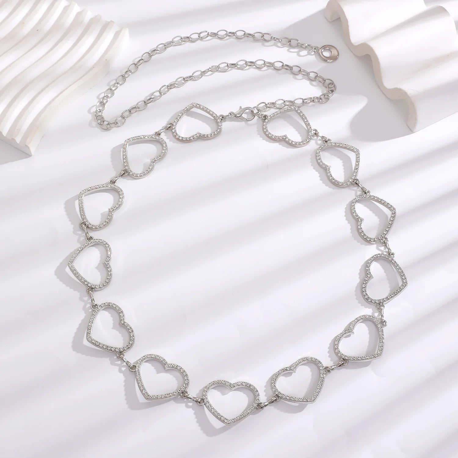 Women's Slim Decorative Waist Chain Silver Ethnic Tassel Belt Dresses