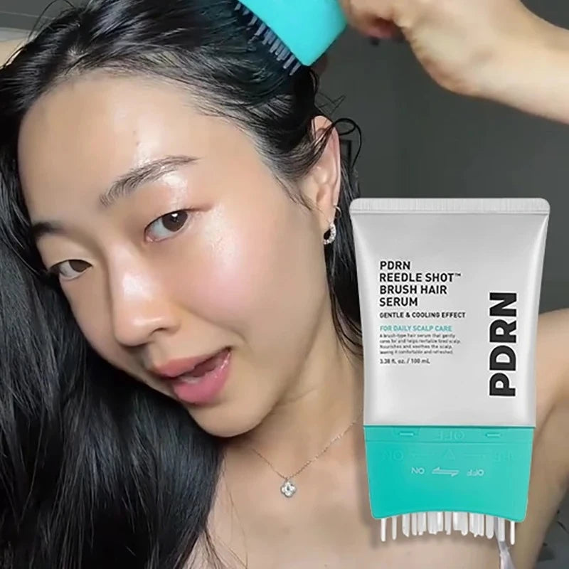 Pdrn Reedle Shot Brush Hair Serum Nourishing Strengthening Hair Care Essence Improve Scalp Environment For Daily Scalp Care Qme
