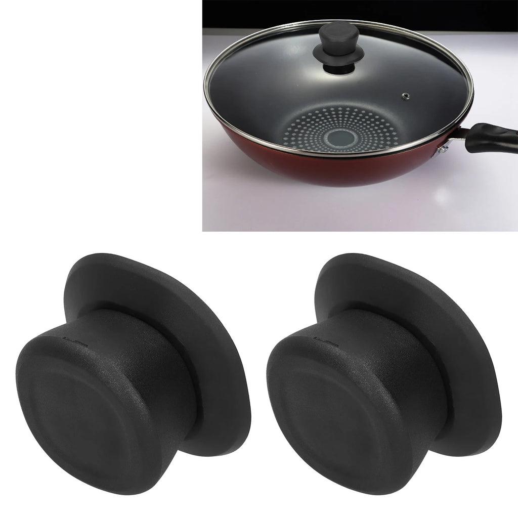 2Pcs Pot Lid Knobs Replacement Pan Cover Holding Handle with Screw Cookware Accessories Cookware Accessories Pan Cover Knob Qme