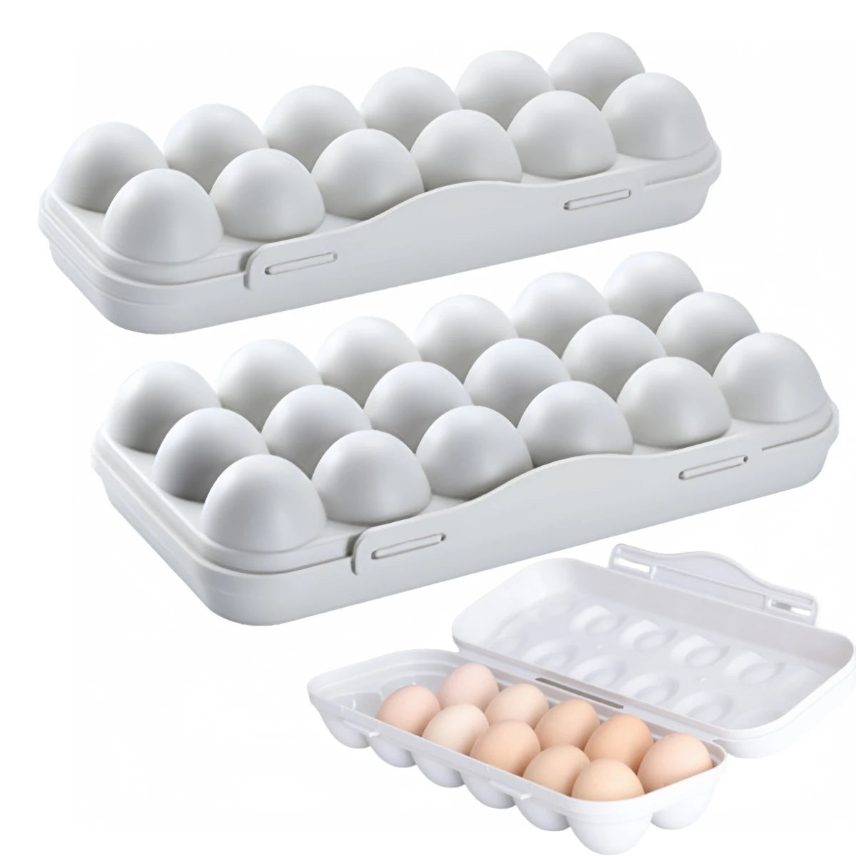 12 18 Grids Egg Storage Box Protector Case Slot Tray Container Qme