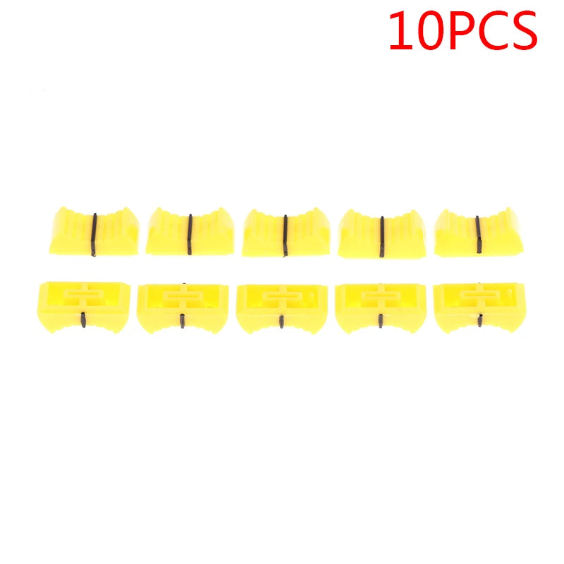 Fader Knob Cap Touch Sensitive Slider Ribbed Mixer Desk Switch Qme Yellow