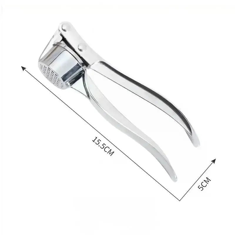 Garlic Press, Premium Rust Proof Kitchen Garlic Mincer Crusher Squeezer With Ergonomic Handle, Ginger Crusher With Good Grip Qme