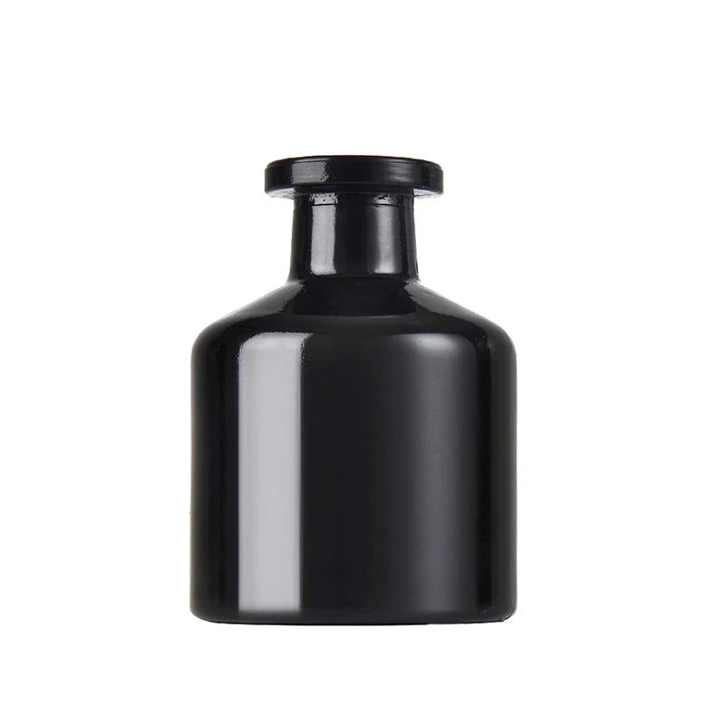 Party Gifts Glass Container Oil Diffusers Sticks Reed Diffuser Qme Black
