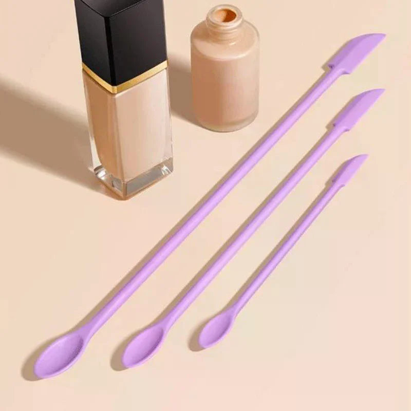 Silicone Spatula Double-headed Scraper Cosmetic Jam Cream Deep Bottle Qme Default Title