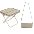 Foldable Backpack Stool Handbag Pocket Travel Fishing Hiking Outdoor Qme Buff