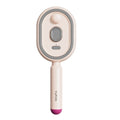 Electric Spray Hair Brush 2-In-1 Misting Hair Brush with Water Spray Reduce Frizz Anti-Static Retractable Steam Massage Comb Qme Pink