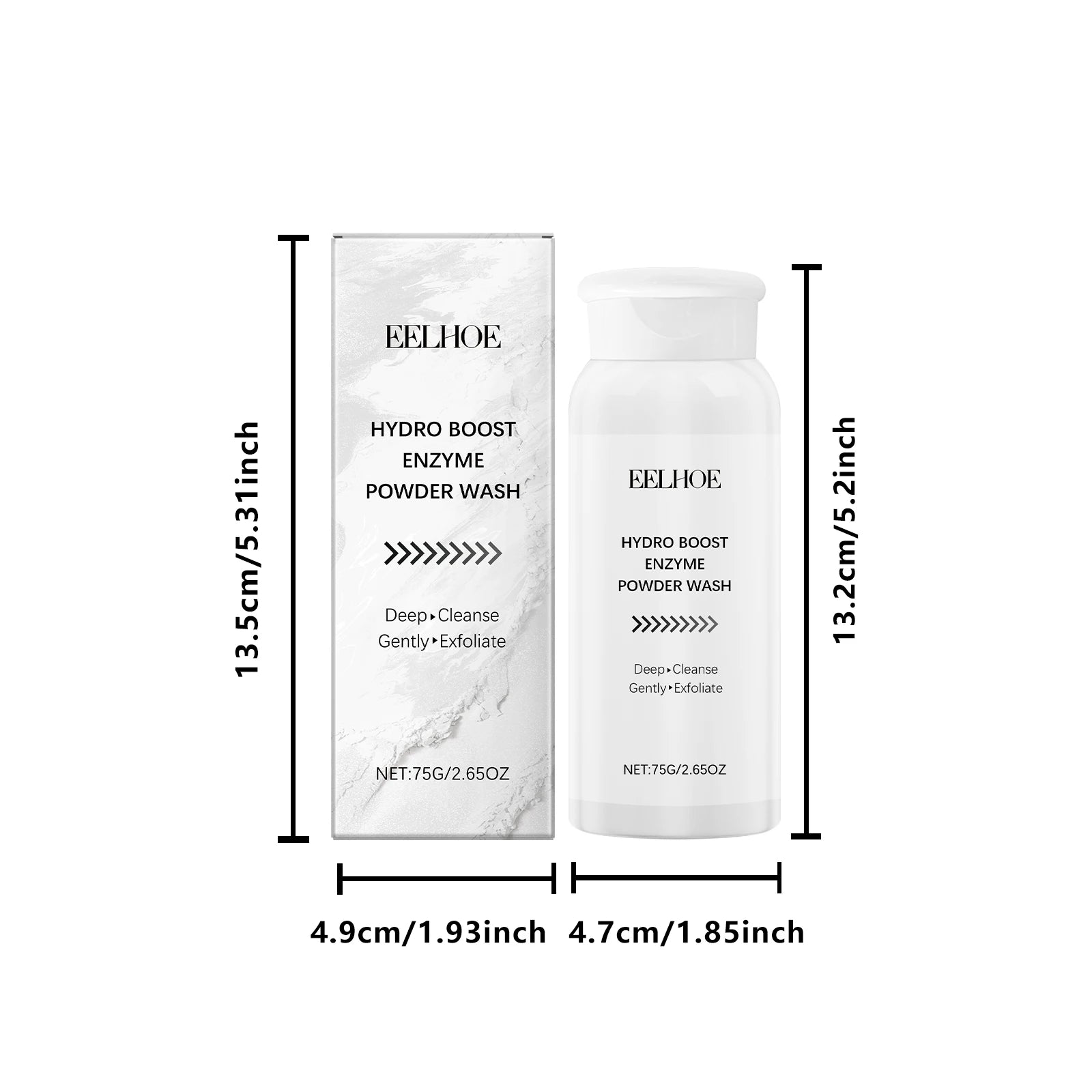 Enzyme Face Powder Wash Skin Oil Control Clean Facial Pores Remove Blackheads Pimples Refreshed Enzyme Face Cleanses Flour Qme
