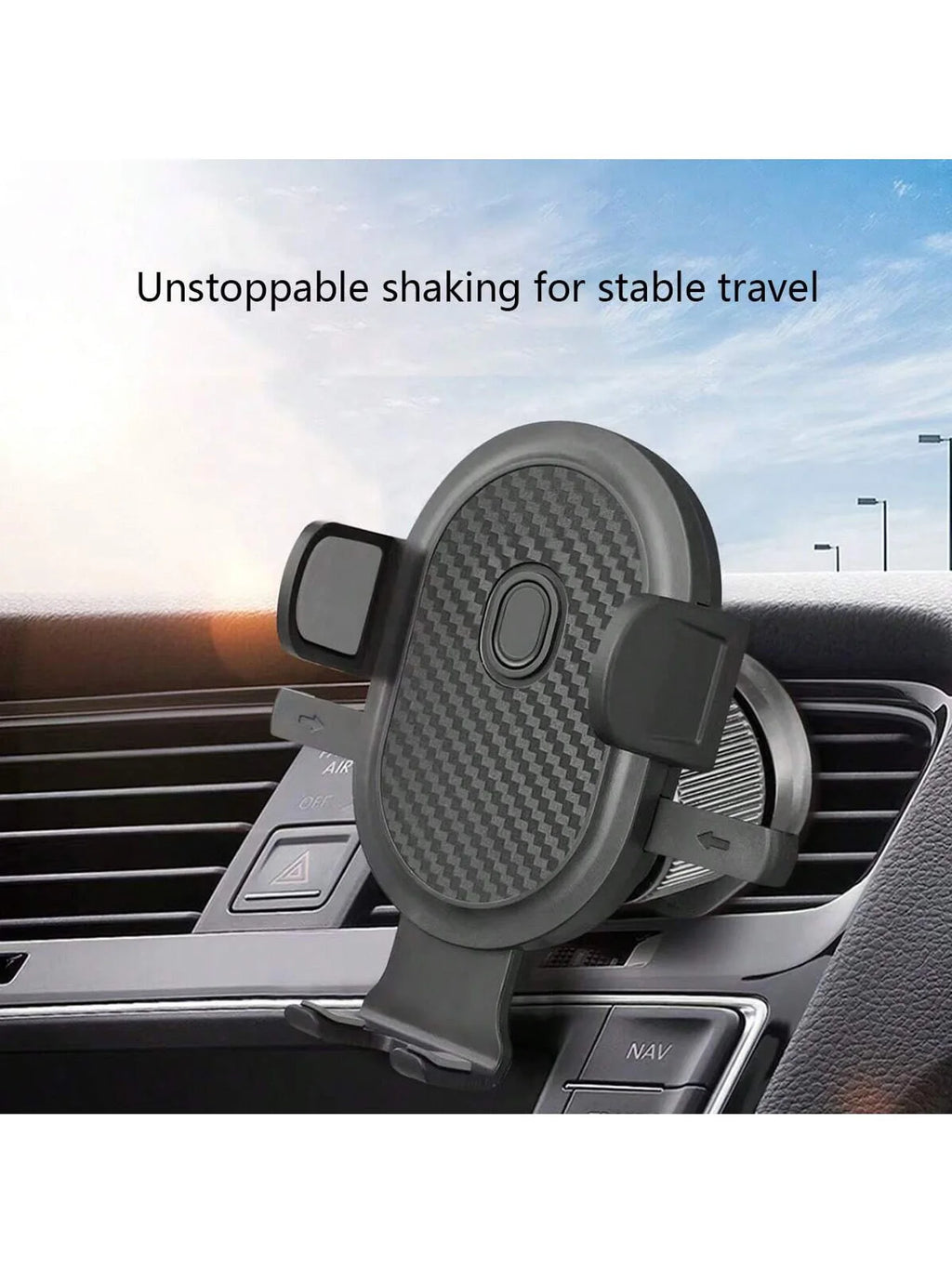 1 Hook-type Car Phone Holder Air Vent Multifunctional Universal Qme