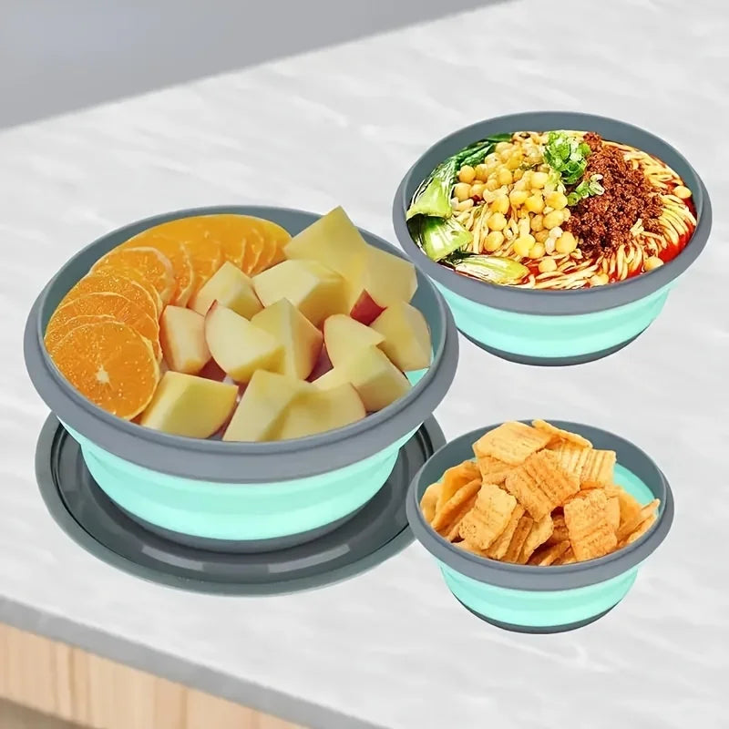3pcs of Bowls for Indoor And Outdoor Use, Suitable for Kitchen, Travel, And Camping Qme