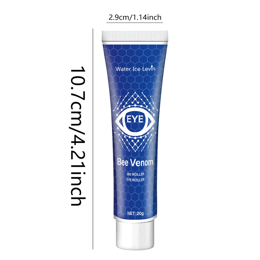 20g Poison Bee Eye Cream, Lightweight and Gentle Texture, Easy to Absorb, Moisturizes the Skin, Miracle Eye Cream, Hydrating and Nourishing, Absorbs Quickly and Is Non-Greasy Qme