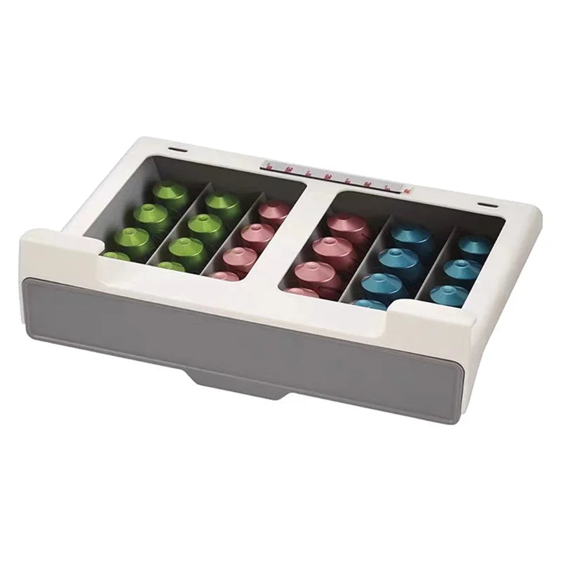 Capsule Holdercapsule Coffee Tea Bag Organiser Home Storage Box Qme
