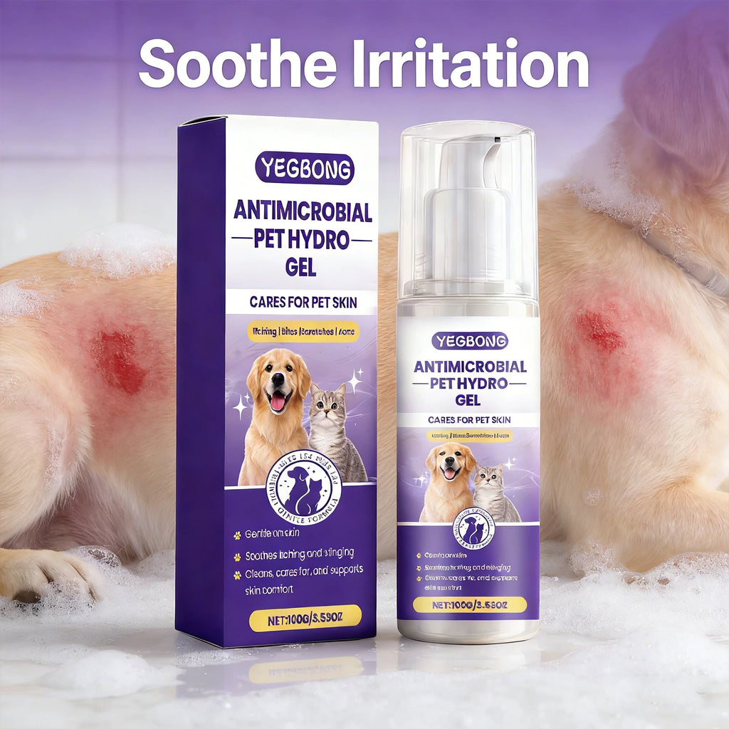 Pet Grooming Cleaning Gel Moisturizing Hypoallergenic Formula Remove Dirt Soothing Skin Eliminate Odor Daily Pet Skin Care Gel Qme