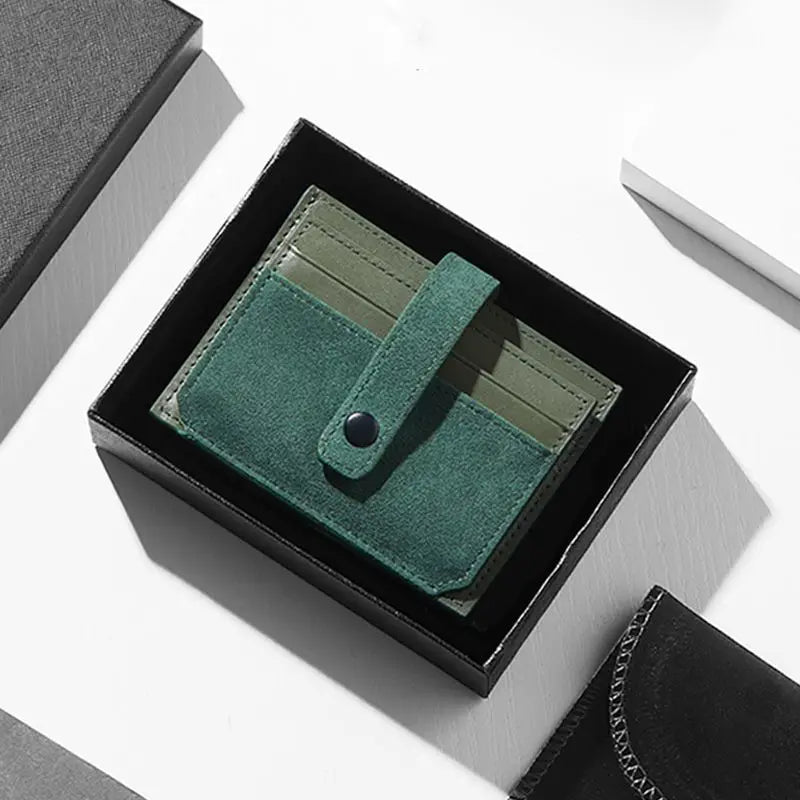 Exquisite High-end Card Bag Flip Fur Cover Ultra-thin Portable Mini Qme