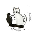 Cat Whisker Fridge Magnet Decorative Acrylic Cute Wide Opening Cat Whiskers Storage Container for Refrigerators Washing Machines Qme C