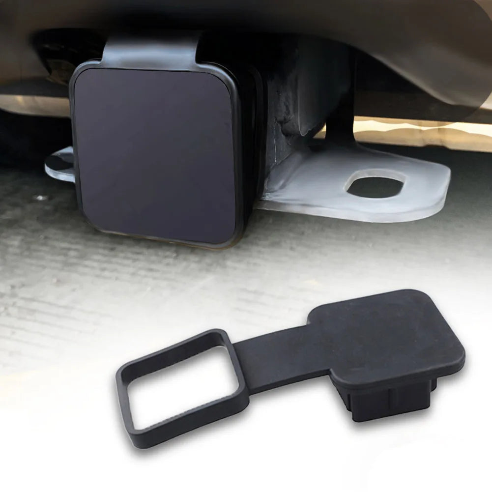 Trailer Hitch Receiver Cover Plug Waterproof Tow Plug Tube Cap Protector Dustproof 2 Inch Receiver Auto Square Plug Qme