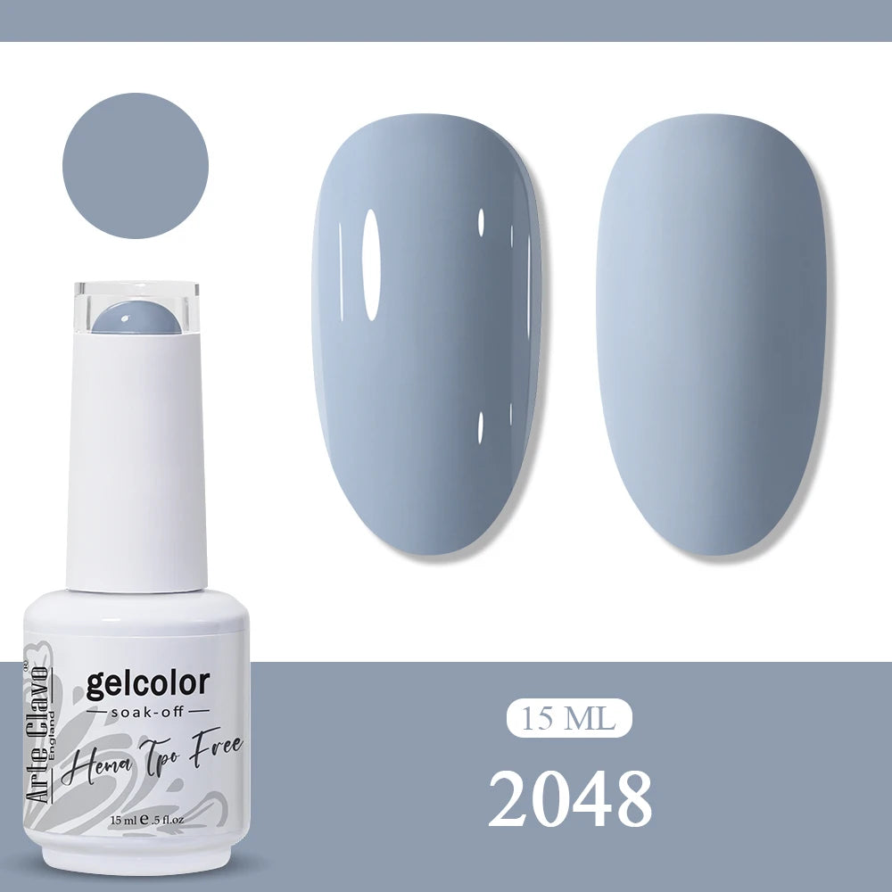 Arte Clavo Rainbow Gel Nail Polish Semi Permanent Art UV LED Lamp