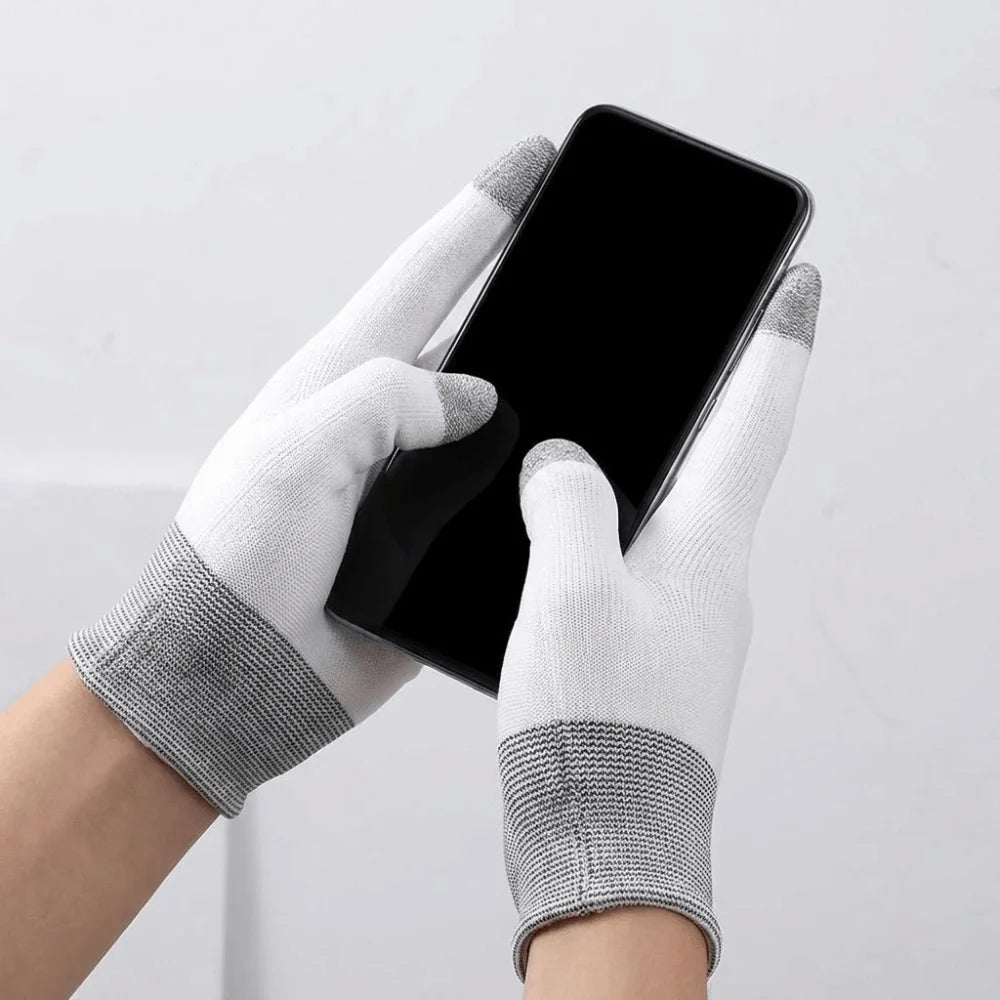Hand Cover Gaming Finger Sweatproof Breathable Thumb Gloves Touch Qme