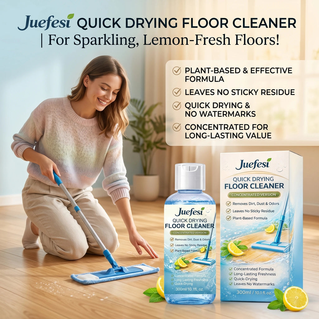 Concentrate Floor Cleaner Removes Dirt & Stains Reduce Odors Fresh Scent Quick Drying No Residue Multi-surface Cleaning Solution Qme