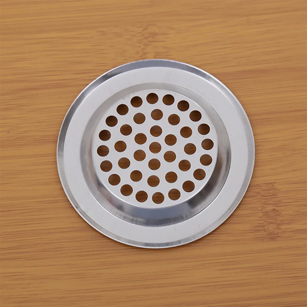 Water Sink Filter Sink Mesh Strainer Stainless Steel Bathroom Floor Drain Cover Shower Hair Catche Household Accessories Qme