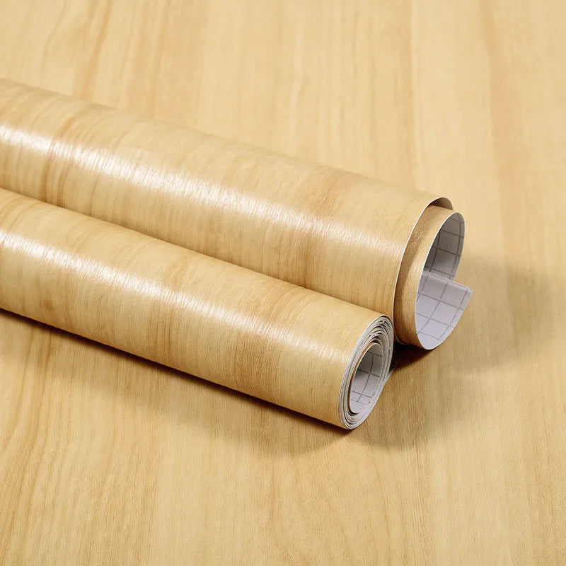 X 3M Furniture Renovation Stickers Self-adhesive Wood Grain Wallpaper