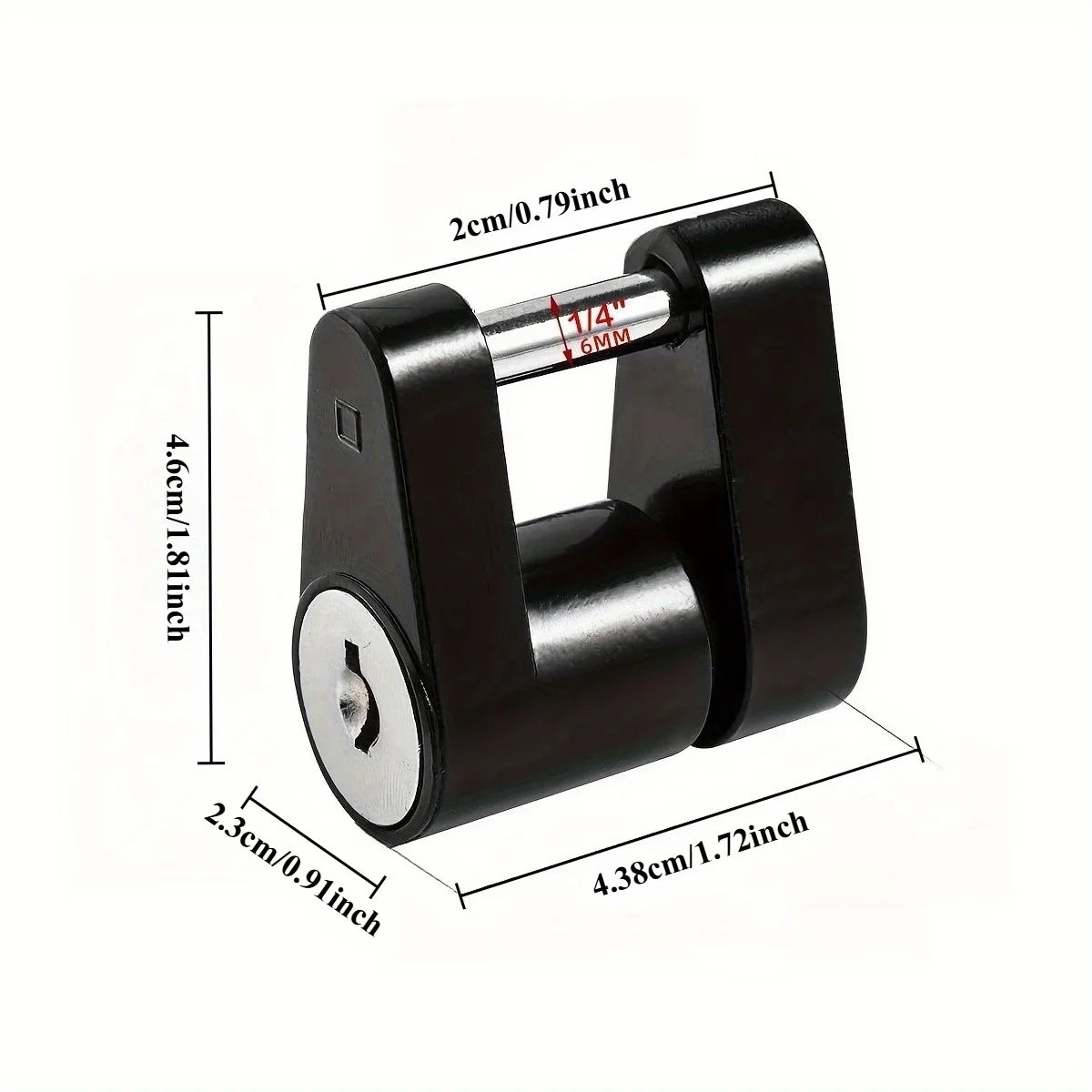 Trailer Hitch Lock, it features a secure locking function and is suitable for farm and urban agricultural equipment Qme