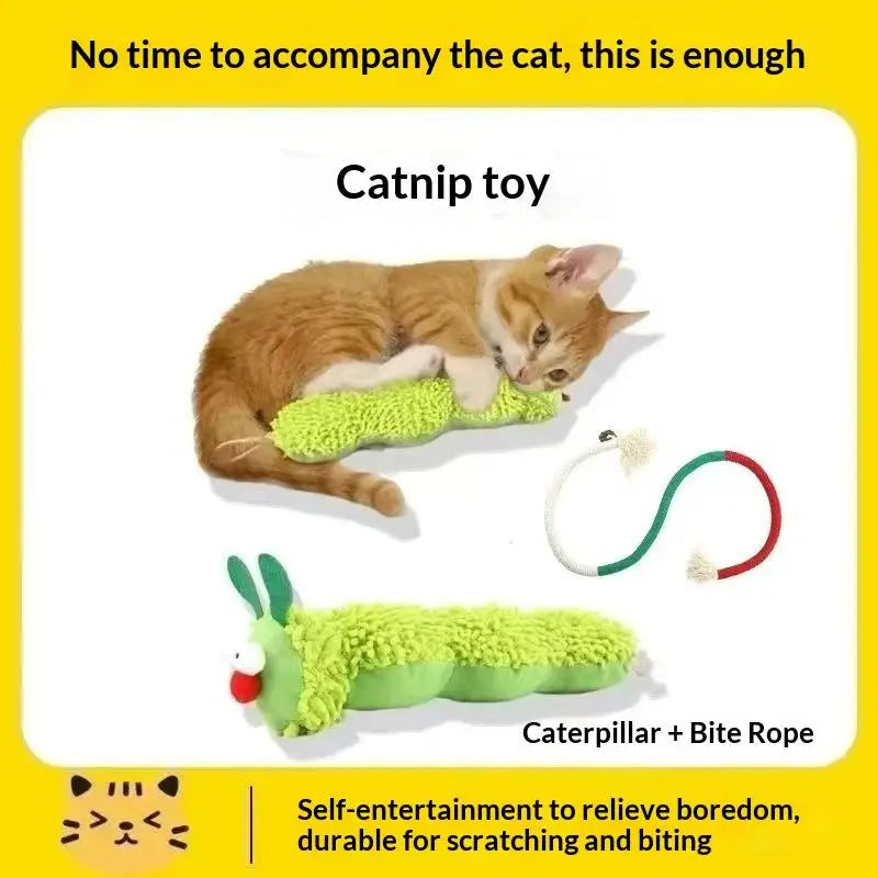 1/2/3PCS Toy A Fun And Relaxing Treat For Pets A Scratch- And Bite-Resistant Cat Toy Pillow Qme A4