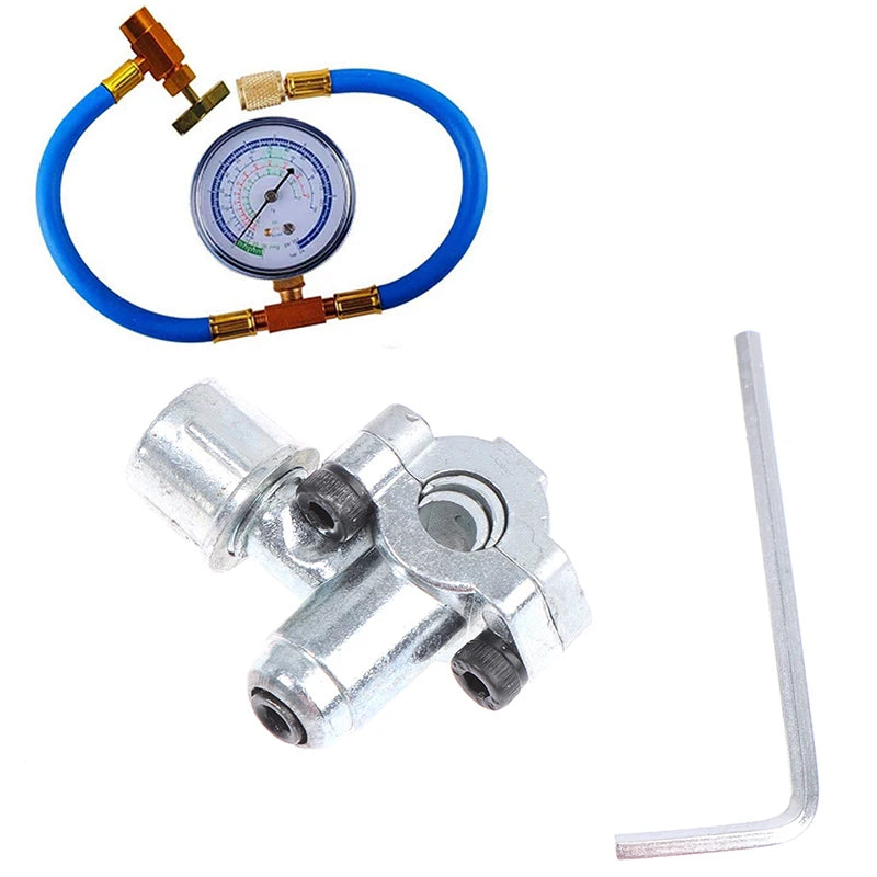 1Set BVP-31 Piercing Valve Line Tap Refridgerator Air Conditioning Valve Part. Qme