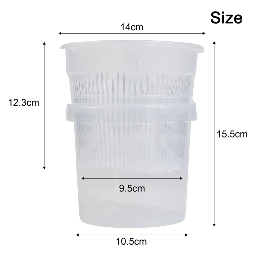 1pcs 11/14/16CM Plastic Flower Pot Self-Watering Phalaenopsis Orchid Pots For Easy Plant Care And Maintenance Garden Tools Qme