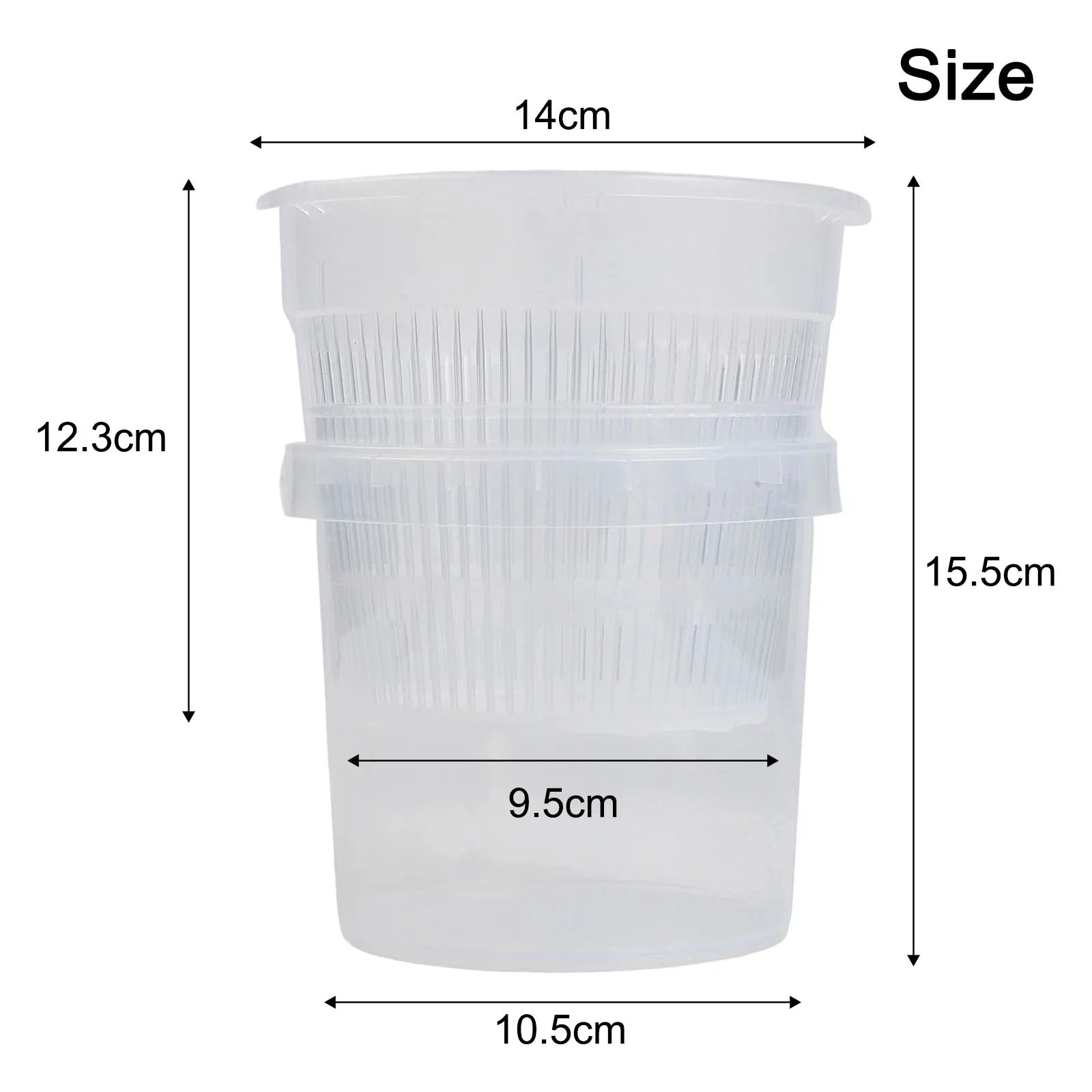1pcs 11/14/16CM Plastic Flower Pot Self-Watering Phalaenopsis Orchid Pots For Easy Plant Care And Maintenance Garden Tools Qme