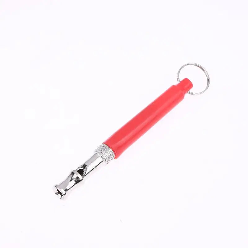 Ultrasonic Flute Dog Bark Controller Adjustable Training Whistle Qme Red A
