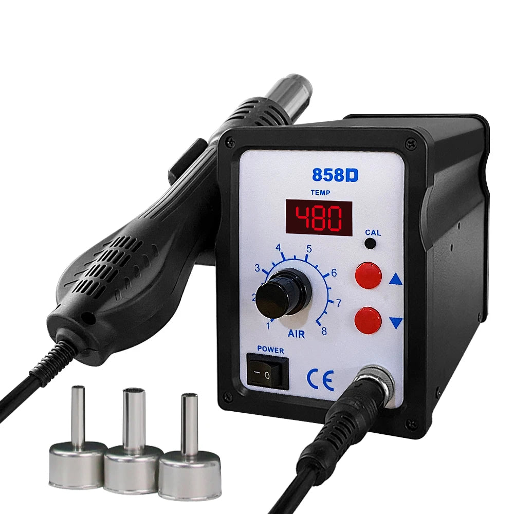 858D Air Gun BGA Soldering Rework Station Blower Hair Dryer Hairdryer Qme 858D A1 110V US Plug
