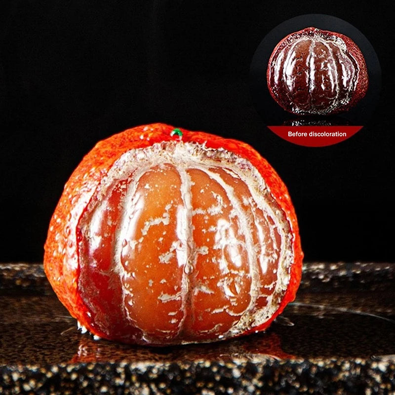Shape Tangerine Made Resin Perfect As Beautiful Tea Lovers Qme B