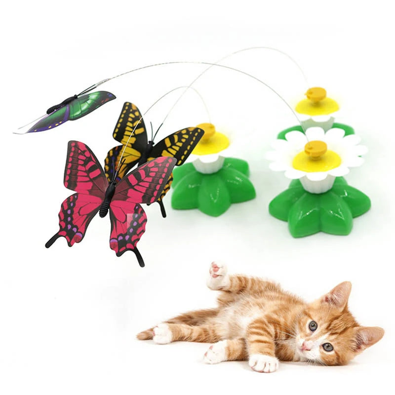 Intelligence Training Funny Pet Toys Rotating Electric Flying Bird Qme