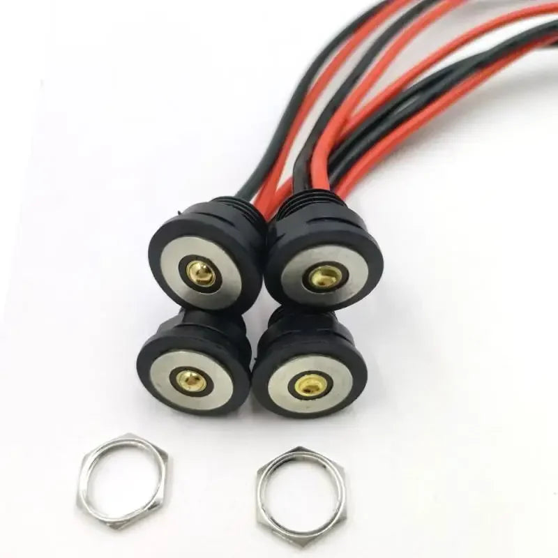 Male/Female Connector Magnetic Data Cable 10A High Current Magnetic Charging Cable Single Core Contact Connector Qme