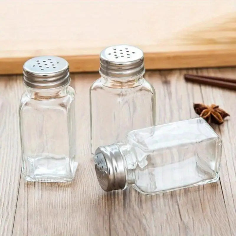 Transparent Seasoning Bottle Storage Tray Outdoor Barbecue Pepper Qme