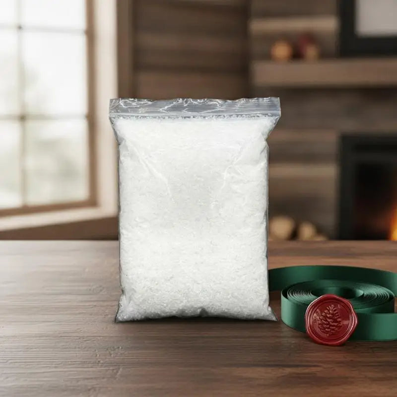Fluffy Artificial Fake Snow Powder No Mess Non-sticky Safe Film Qme