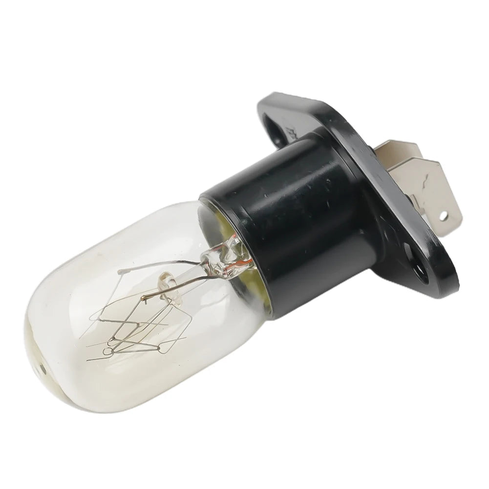 2A 250V 20W Microwave Oven Bulb Refrigerator Lighting Bulb Base Design With Holder Replacement Universal Qme