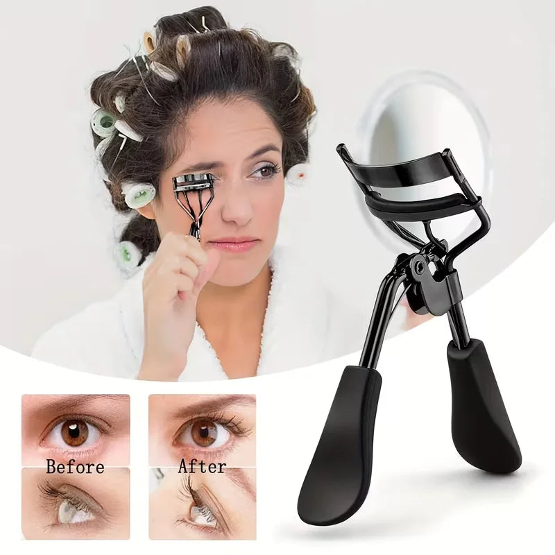 Wide Angle Eyelash Curler Ergonomic Non-slip Curling Tool Long Qme