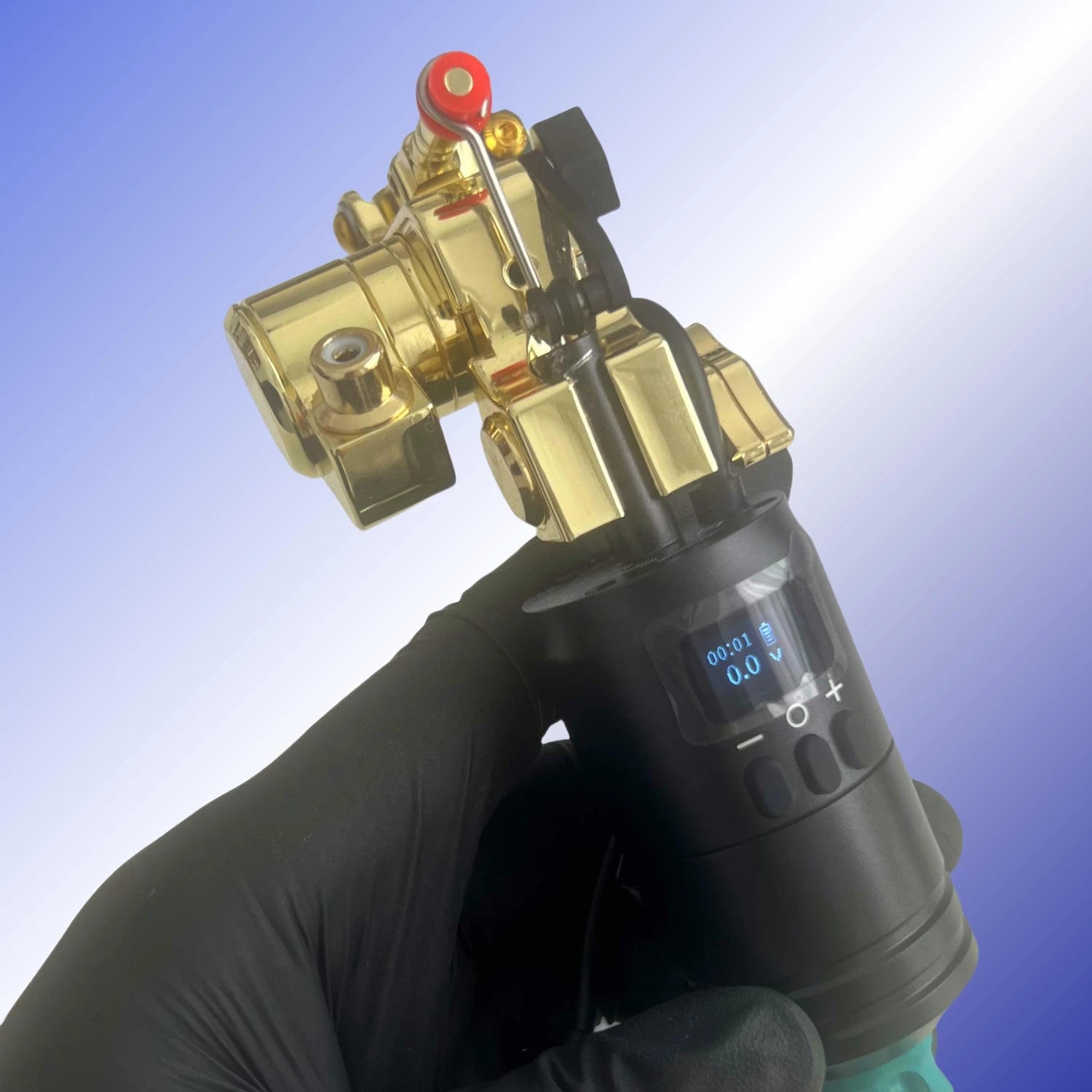 2026 NEW V6 PRO Direct Drive Rotary Tattoo machine Custom Powerful Coreless Motor Adjustable Stroke 3-5mm Tattoo Gun Qme Gold Set