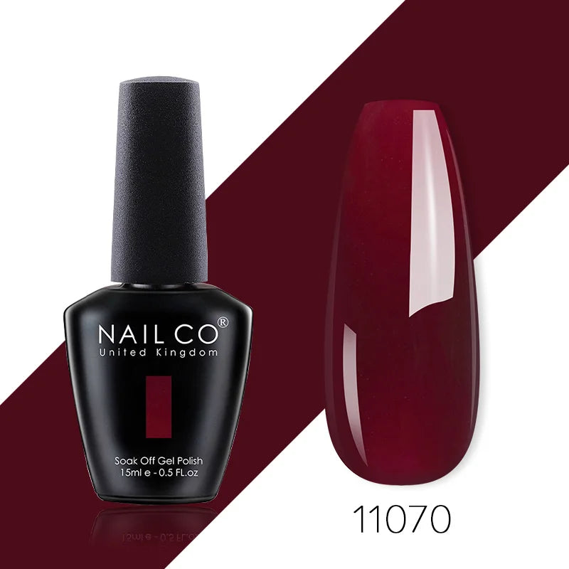NAILCO 85 Colors Nail Gel UV LED Lacquer Manicure Varnish Hybrid Semi