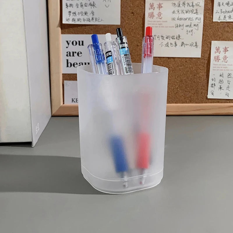 Stationery Appearance Level Storage Container Pen Holder Desktop Qme