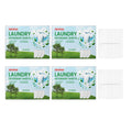 Laundry Detergent Sheets Quickly Dissolve Easily Remove Oil Stains and Dirt Deodorizing Mild Ingredients Clothing Cleaning Sheet Qme 120pcs Boxed