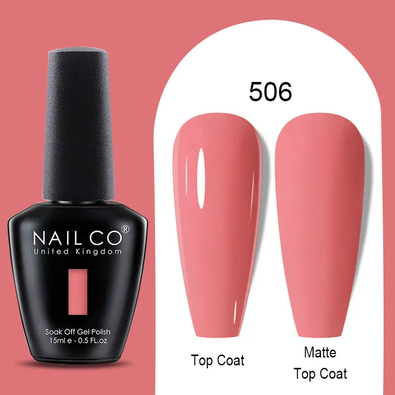 NAILCO Nude Nails Gel Nail Polish UV LED Semi-permant Varnish Hybrid
