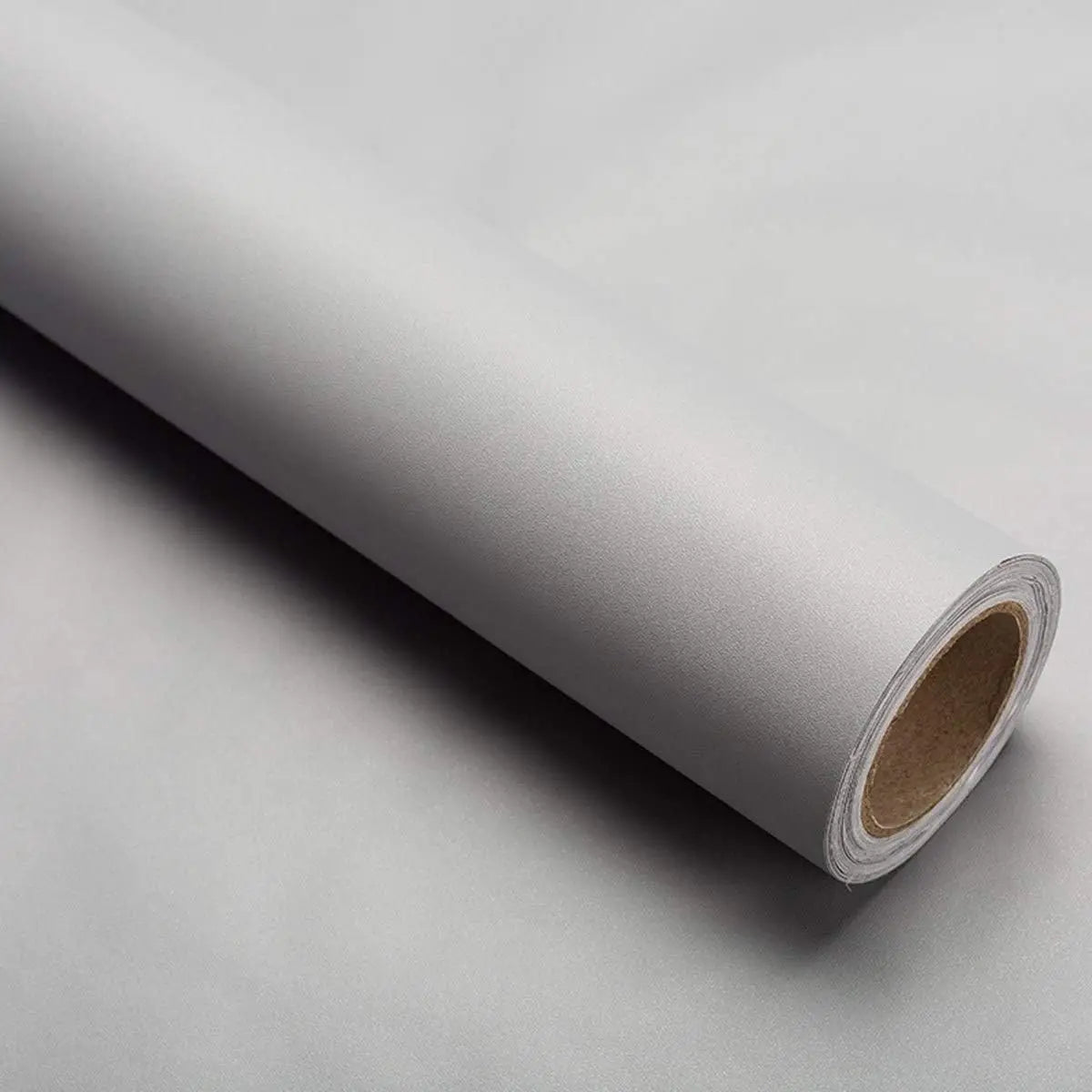 Light Gray Contact Paper Peel Stick Wallpaper Cabinet Table Drawer Qme