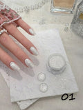 1 White Snowflake Sea Salt Crystal Diamond Powder Ultra-fine Qme 01