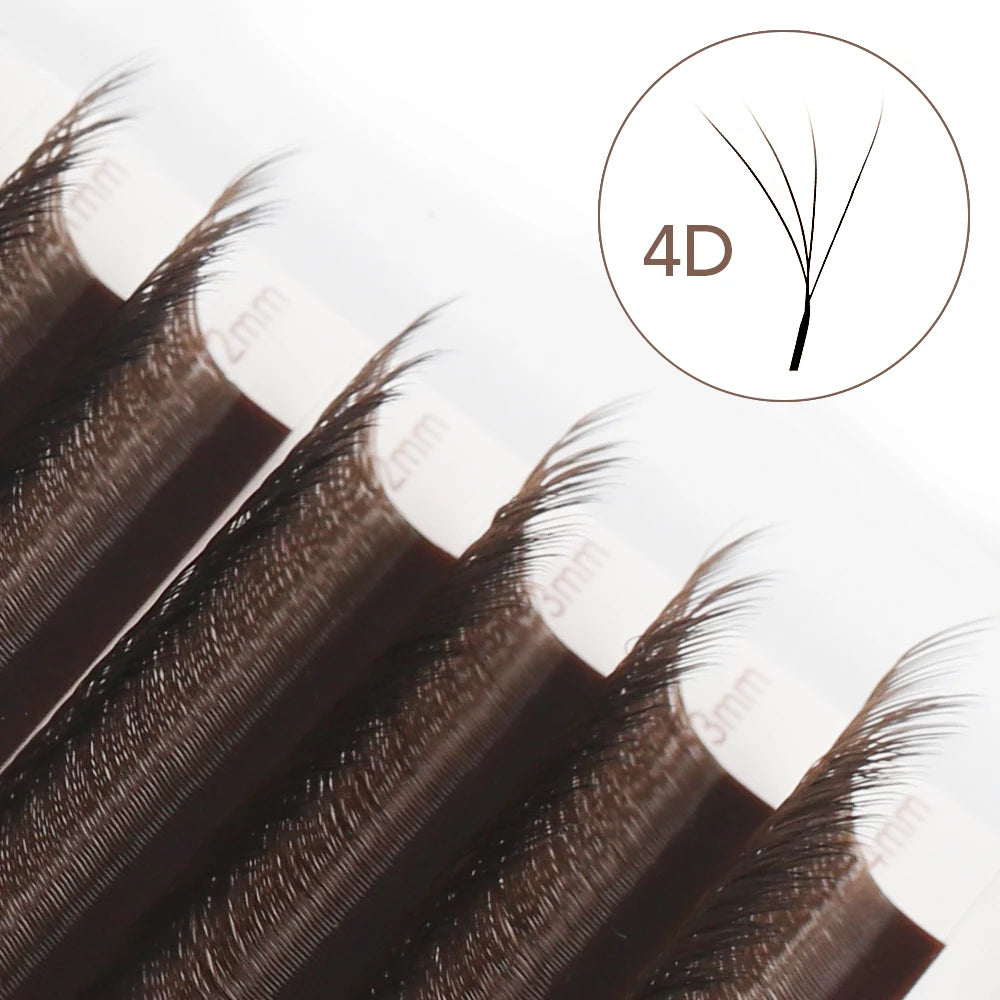 NATUHANA 3DW Shape Individual Lashes Easy Fan W Black Eyelash Qme