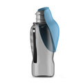 800ml Portable Dog Water Bottle For Small Large Dogs Cat Outdoor Leakproof Walking Drinking Bowls Chihuahua Bulldog Supplies Qme Blue gray